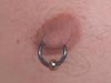 My Right Nipple Piercing